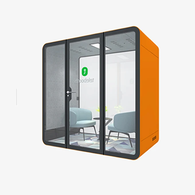 Soundproof Office Pods Sound Insulation Meeting Room Soundproof Phone Booth Meeting Pods Acoustic Meeting Booth