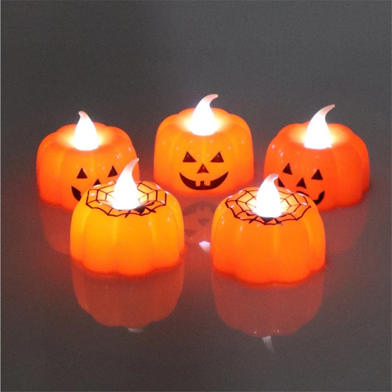 
Halloween decor Fashion Halloween Party Decoration Pumpkin Lamp Led Pumpkin Candle Lamp Halloween decoration outdoor 