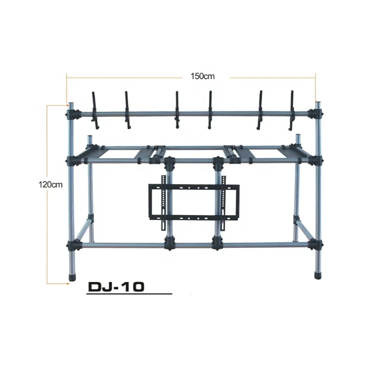 DJ table with LCD Display Stand For DJ Laptop