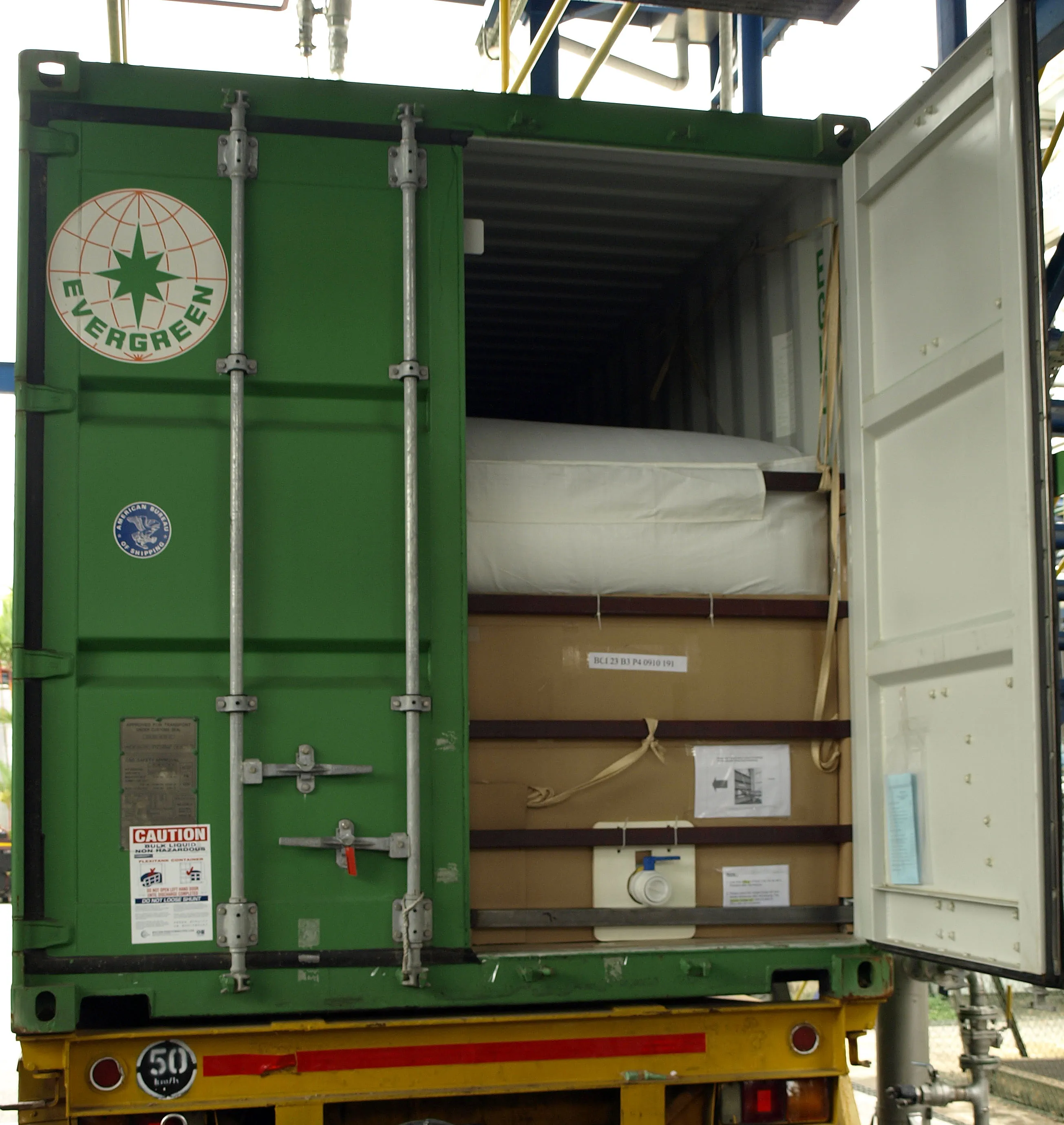 20-foot container flexitank 24KL for bitumen fuel syrup latex red wine juice