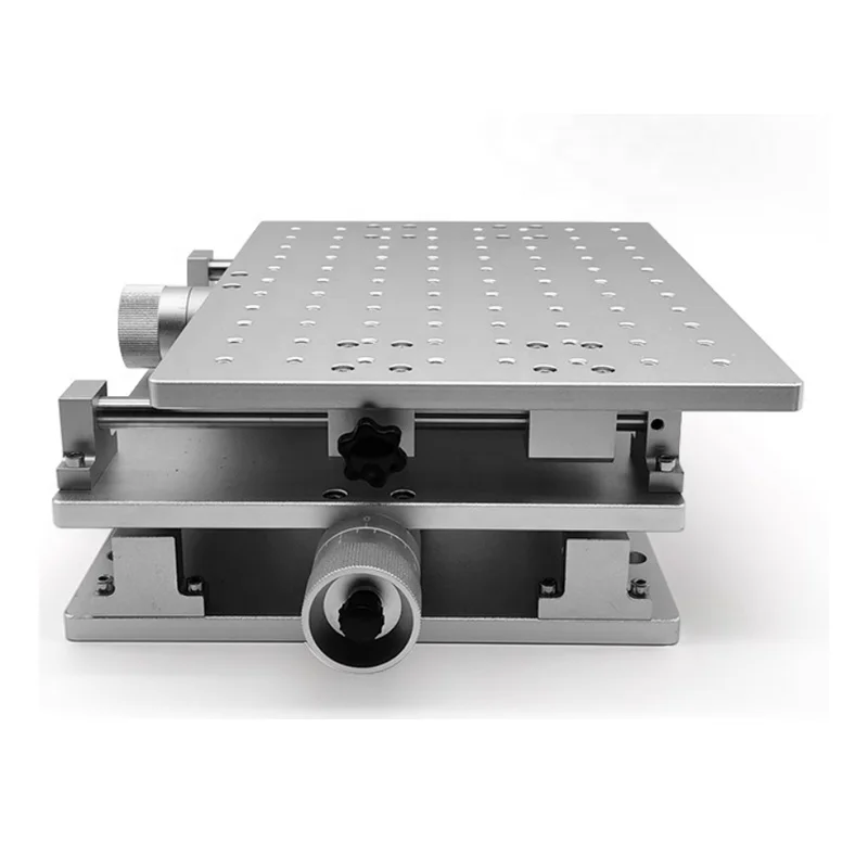 2D workbench xy displacement table manual translation table translation workbench XY workbench X150Y90 For Laser marking machine