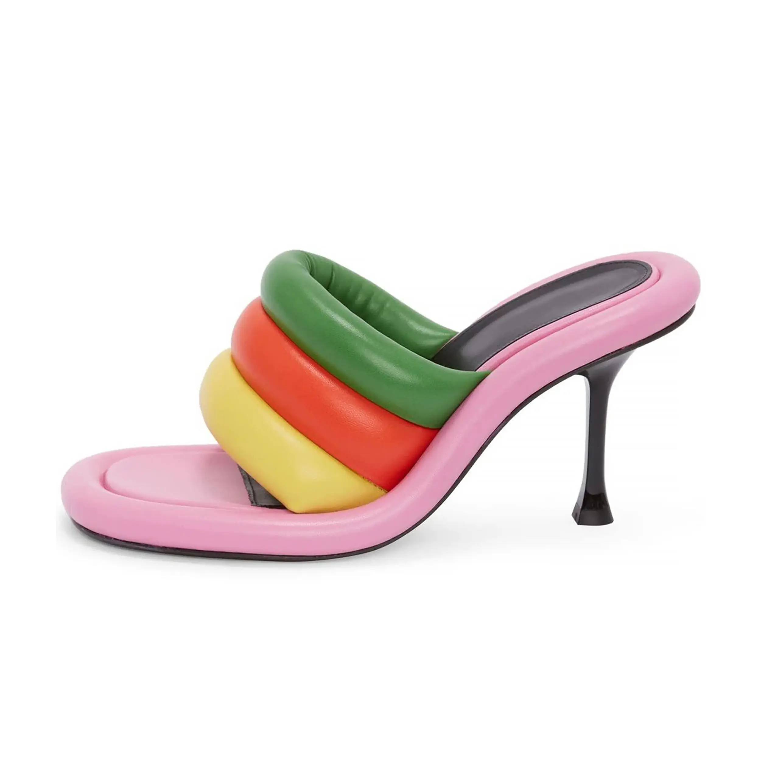 Женские босоножки на высоком каблуке