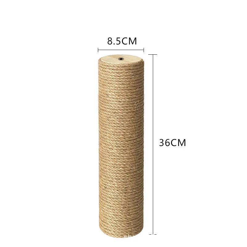 Manufacturer wholesale Sisal solid wood cat scratching post pet toys