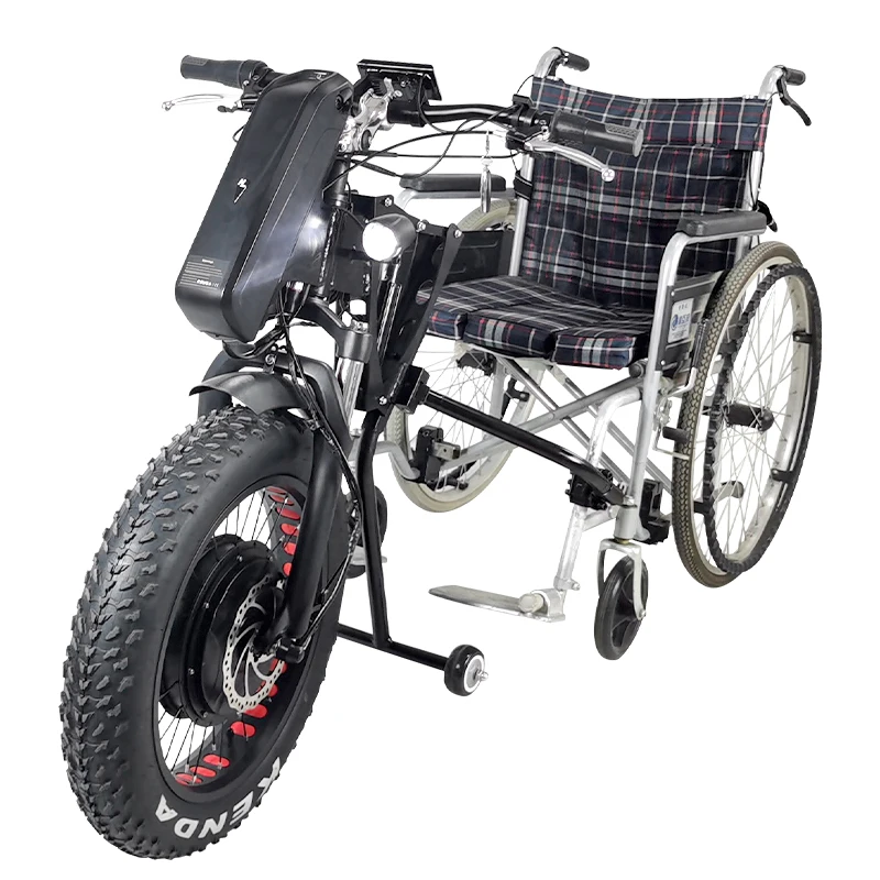 Hot design Electric Wheelchair motor kit Lightweight Wheelchair motor kit Disabled Foldable Power cargo bike diy e wheelchair
