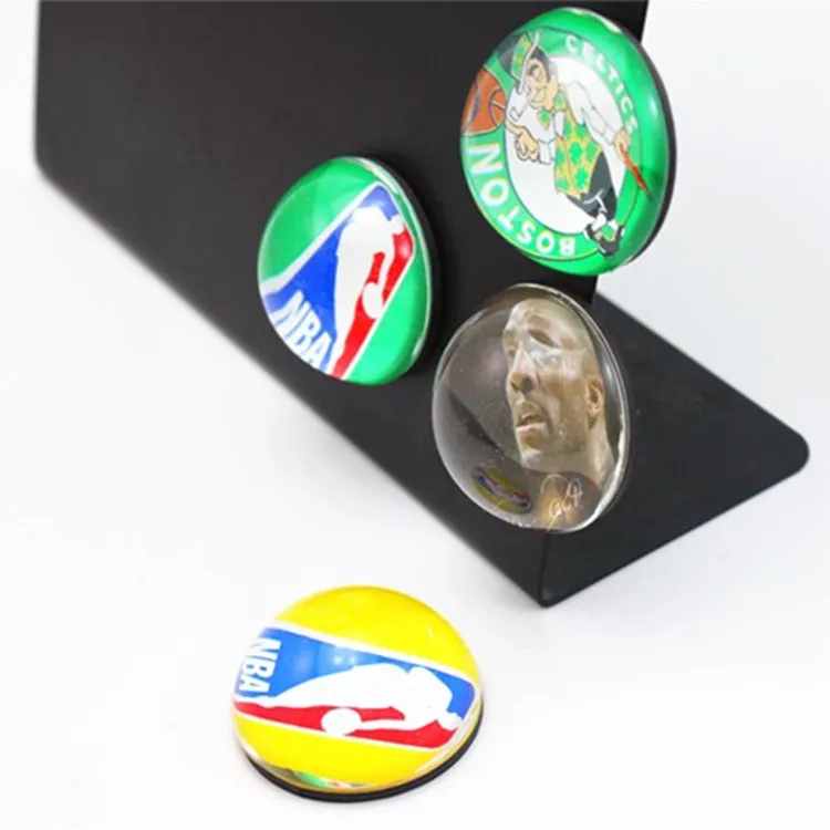 Fridge Magnet for Souvenir Custom Glass Fridage Magnet, Crystal Domed Fridge Magnets, 3D Christmas Medium Traditional