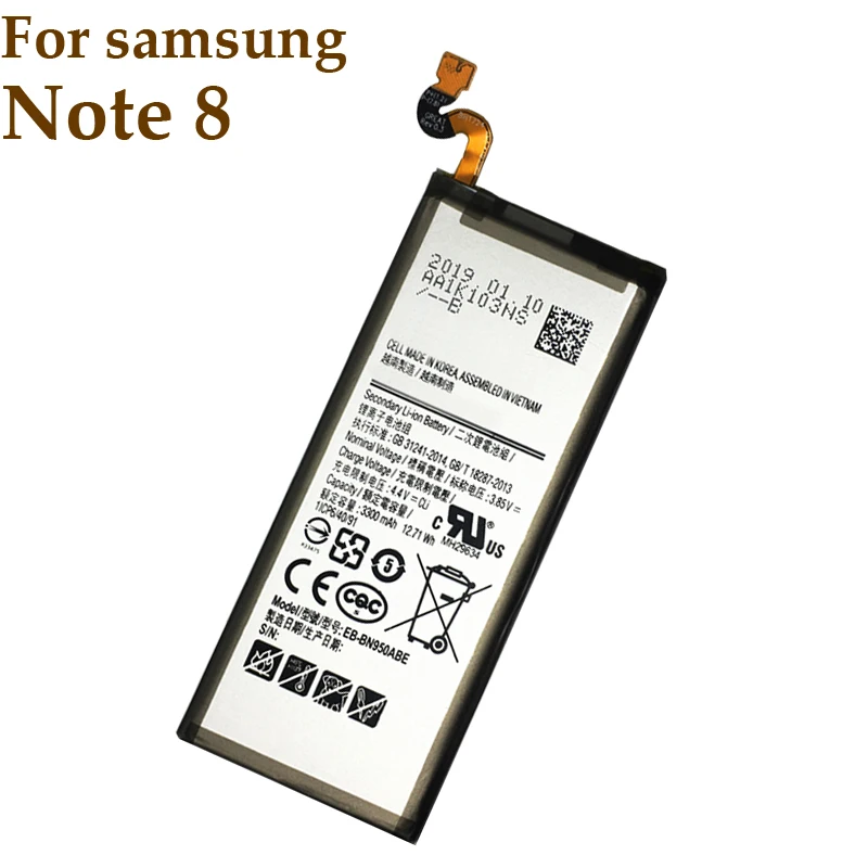  Оригинальный EB-BN950ABE нулевой цикл батарея для Samsung GALAXY Note8 Note 8 N9500 N9508 N950D N950F N950FD