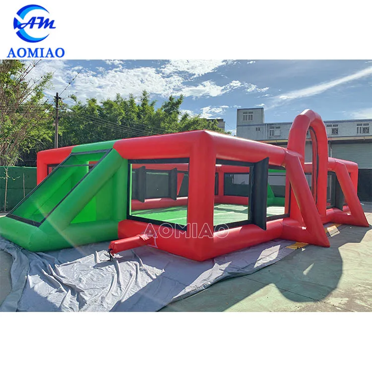 
Hot Sale Inflatable Soap Football / Soccer Field Giant football pitch 