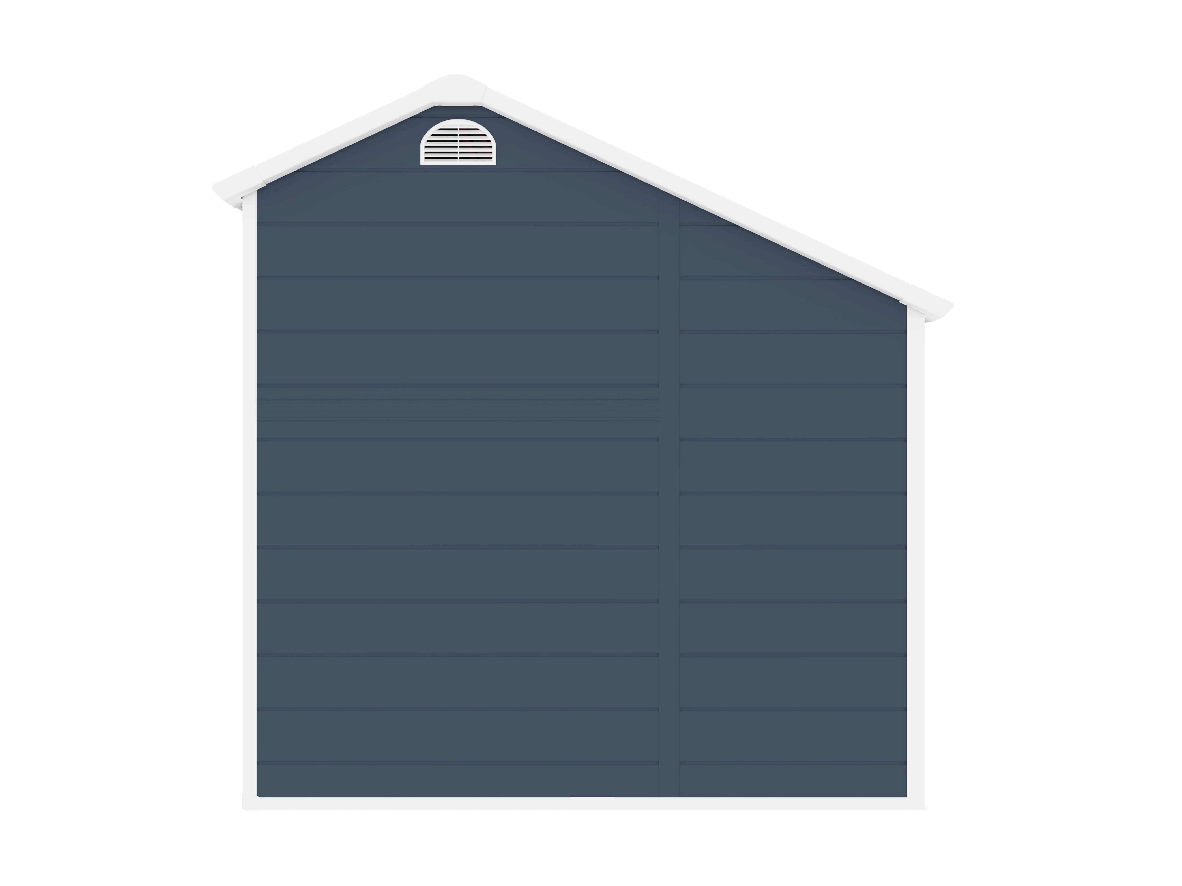 2 in 1 design plastic shed with extra room for wood storage outdoor storage