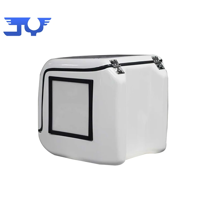 139L frp Insulated Food Delivery Box for Motorcycle with LED Light    Model NO.JYC-07