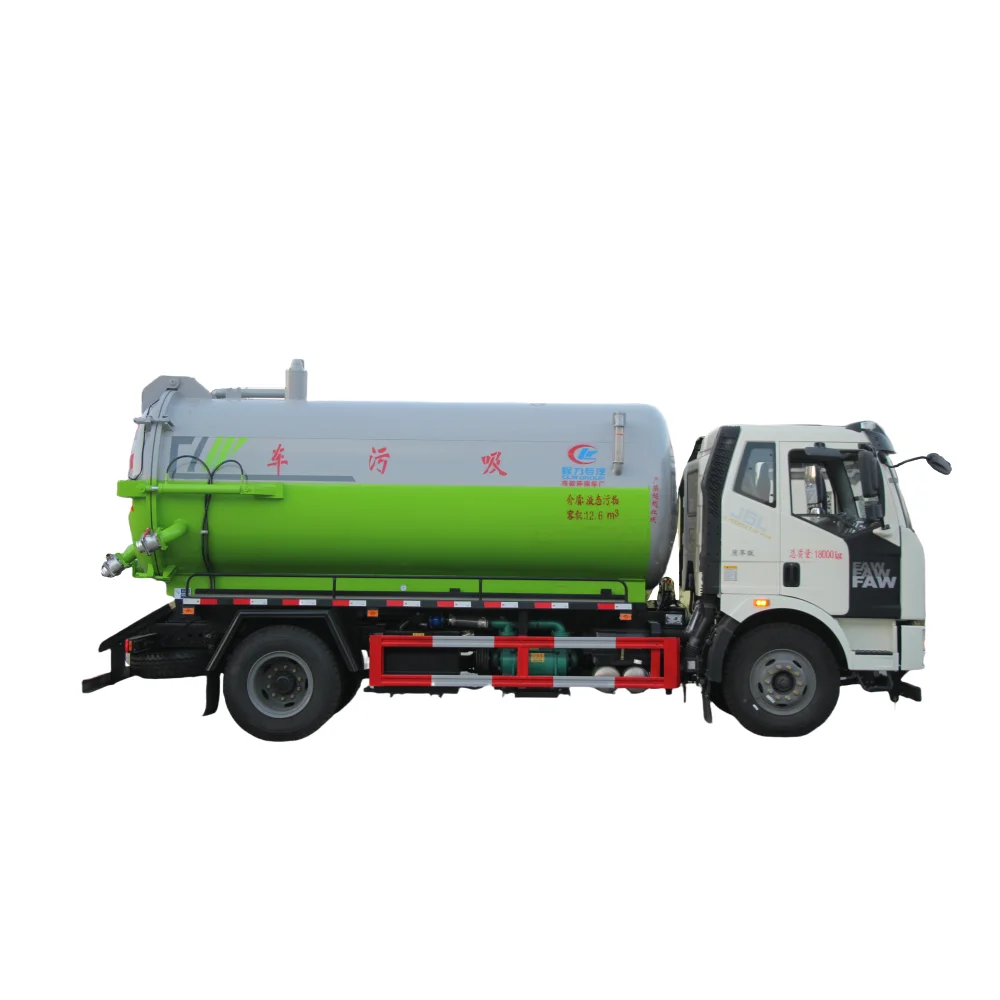 Professional Manufacturer Supply 12 14 22cbm 6X4 4X2 Pump Waste Water Sewage Suction Vacuum Truck