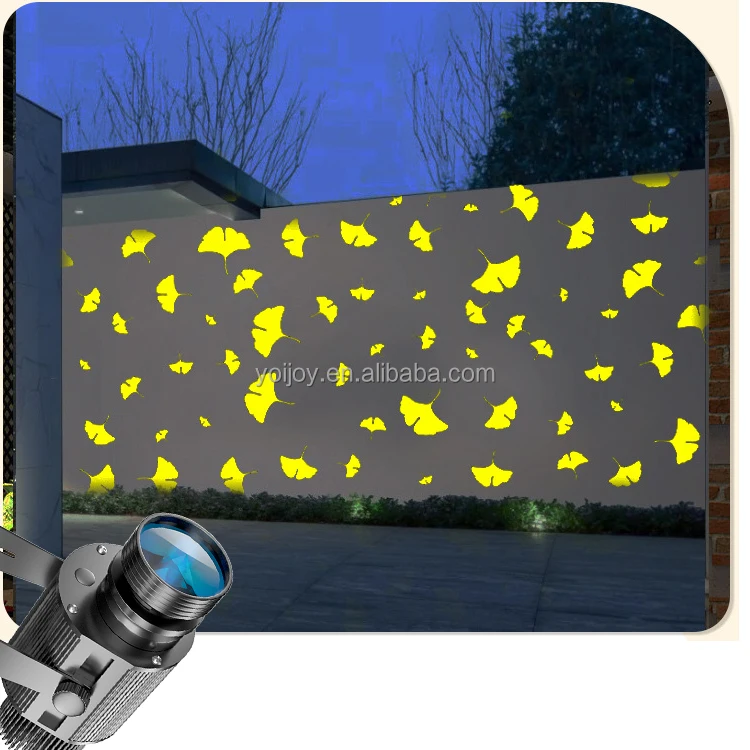 YoiJoys outdoor waterproof 25w high power super bright door projector outdoor video projection custom business sign