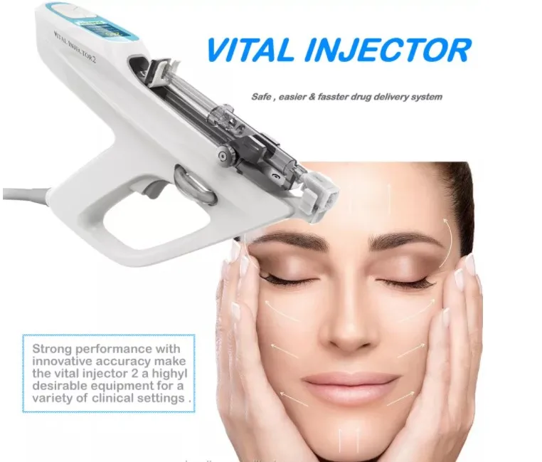 China professional ABS material mesopen handheld needles vital injector 2 water mesogun mesotherapy gun beauty machine