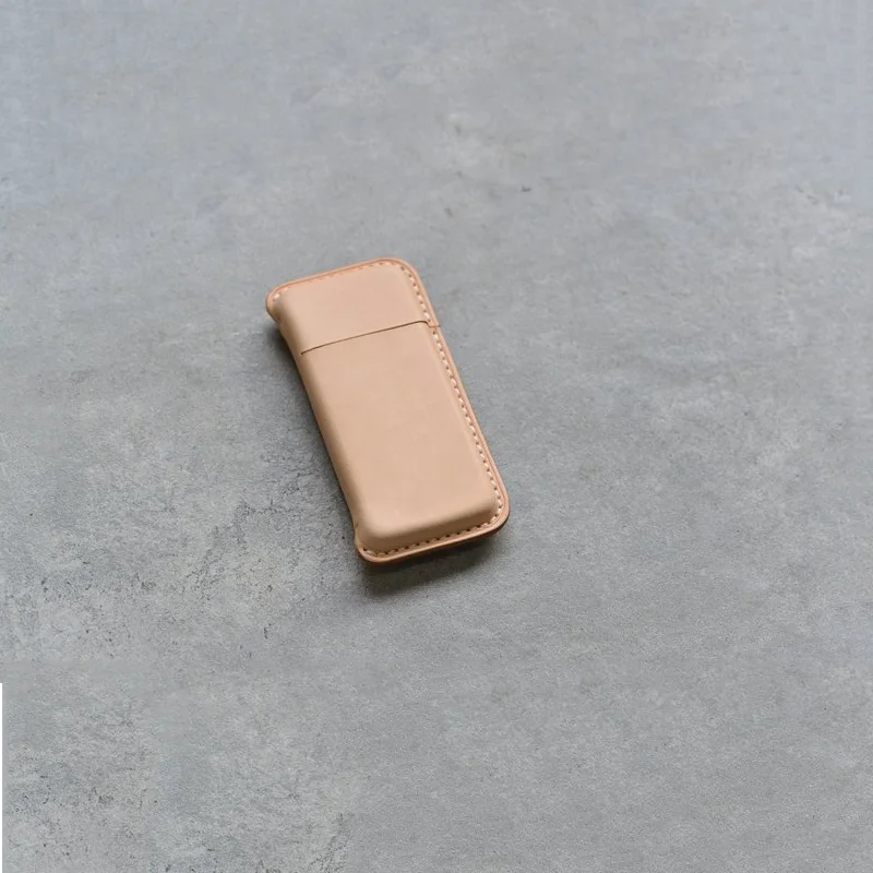 Leather Portable Ashtray Creative Personality Ashtray Handmade Cigarette Case