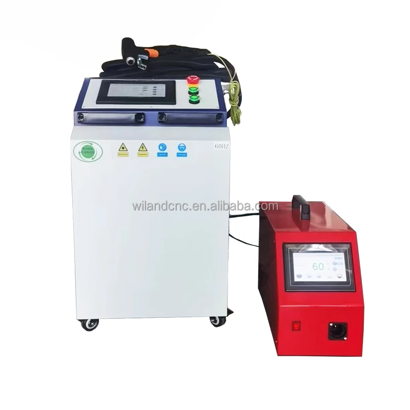 Handheld Laser Welder Automatic Wire Feeder 1500w 2000w Bracket Welding 3 In 1 Cutting Descale Laser Welding Machine
