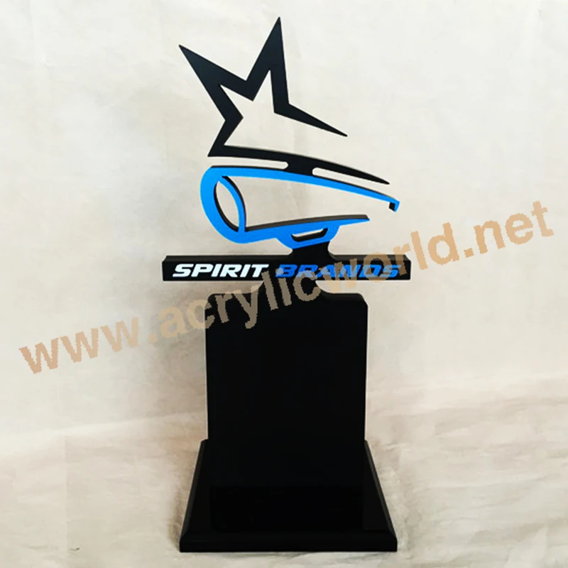 Custom acrylic award/ medal/acrylic trophy manufacturer acrylic trophy block