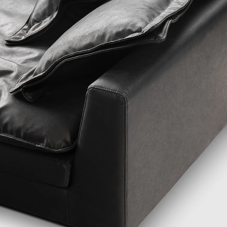 Top sale black custom design velvet sectional sofa couch L shaped corner modular black waterproof furniture sofa set