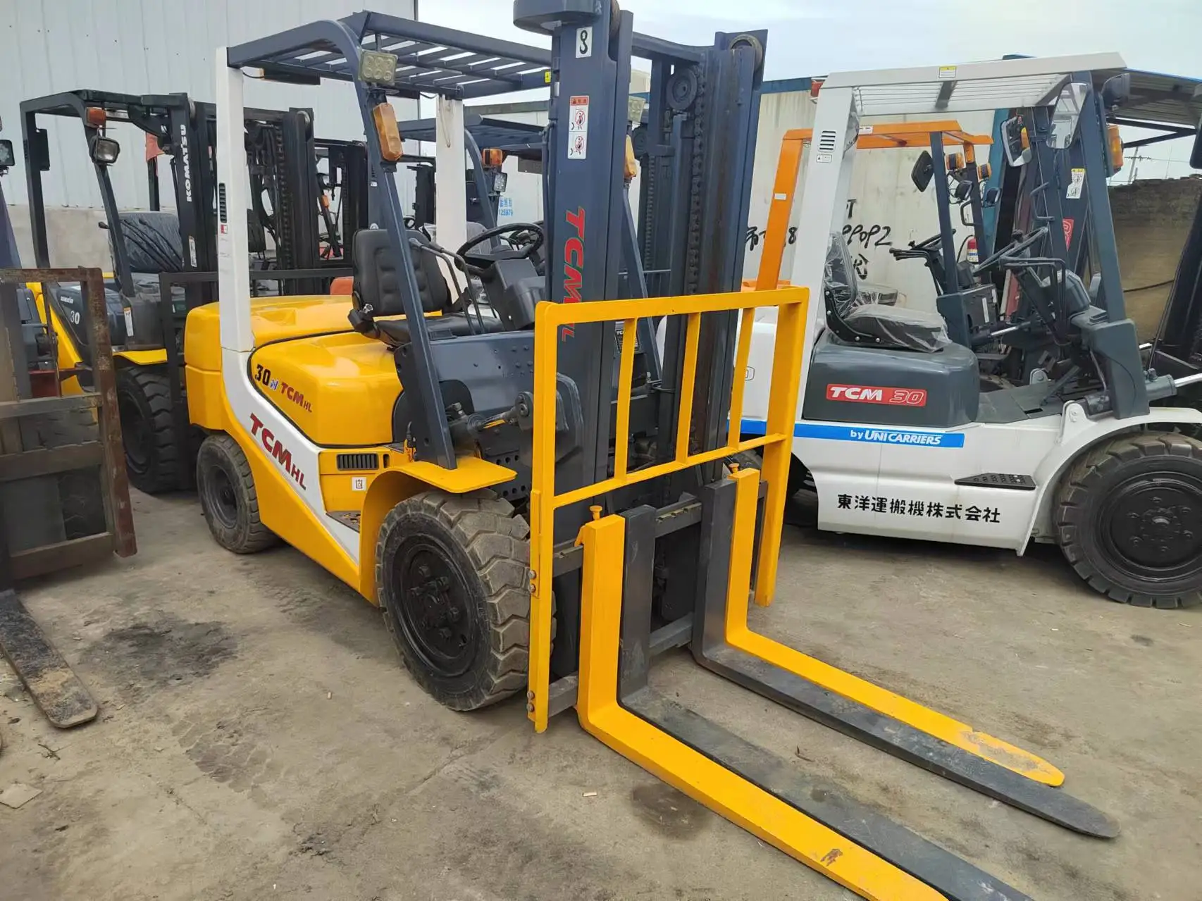 Used Big Discount fork lift diesel TCM 160 Diesel Manual Second Hand Forklift FD160 for Hot Sale TCM 16 Ton Forklift on Selling