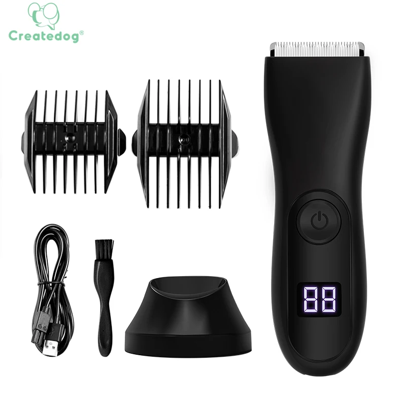 Electric Usb Cordless Mini Engraving T Blade Barber Hair Cut Trimmer Machine Rechargeable Body Groin Hair Clipper For Men