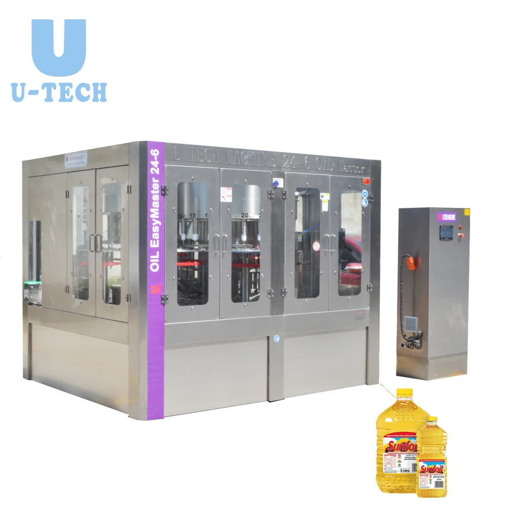 Sunflower Palm Edible Vegetable Oil for Bottle Filling Packing Machine Line