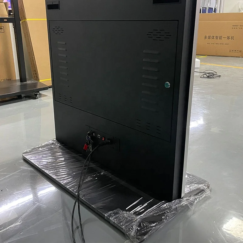 factory price 43 49 55 inch floor stand digital sigange indoor/outdoor led/lcd advertising screen kiosk totem smart tv monitor