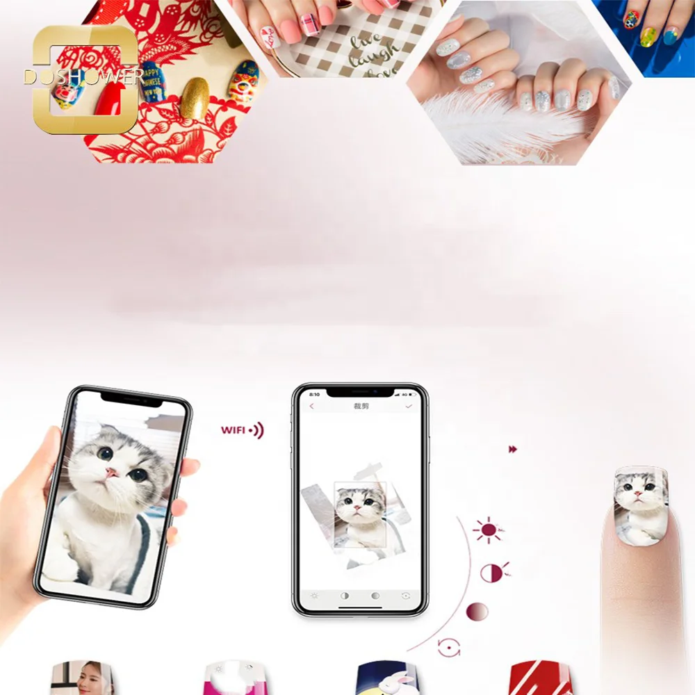 acrylic nail automatic printer of 3d nail printer machine for uv gel nail polish printer machine manufacturer