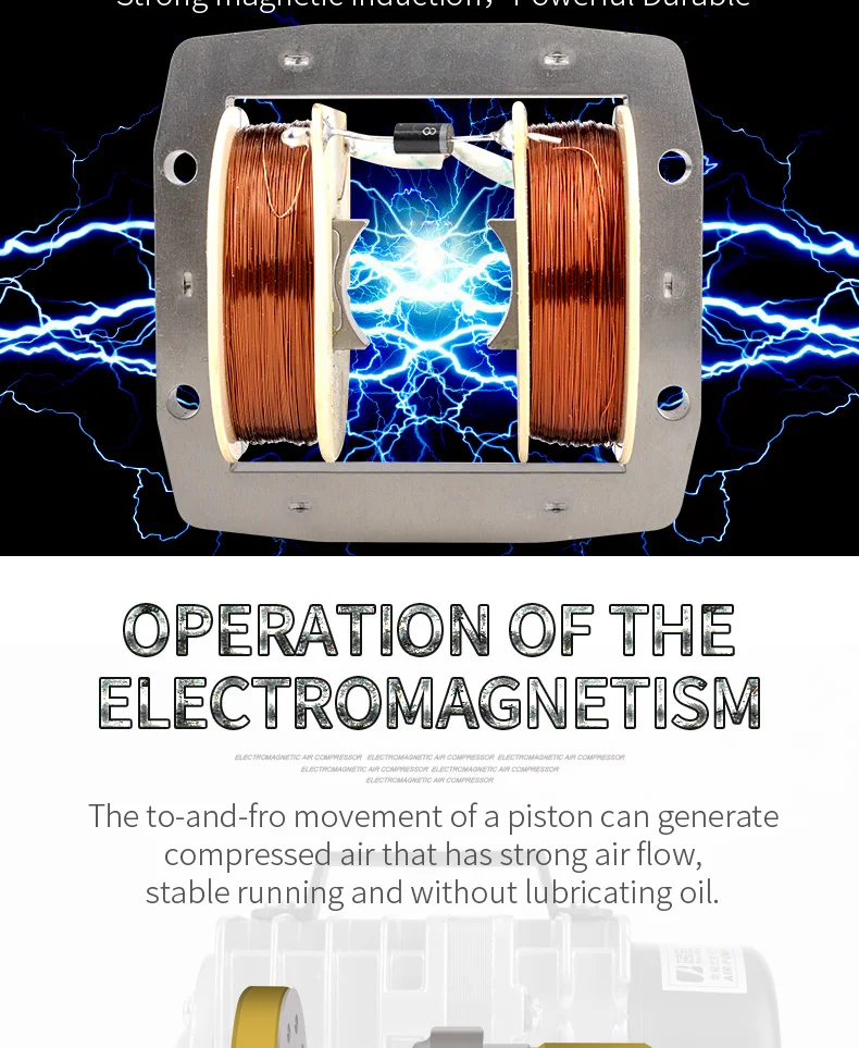 RESUN ACO-002 Electromagnetic air pump oxygen pump aerated oxygen for indoor fish tank