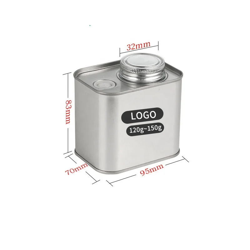 wholesale Customized eco friendly luxury metal coffee tea tin cans food packaging coffee beans can tin box with degassing valve