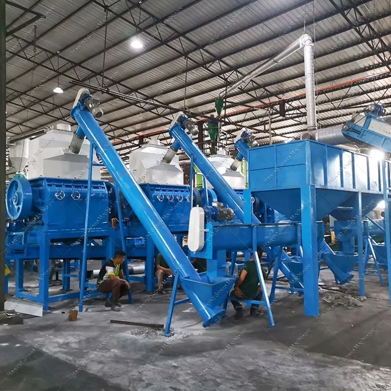 Automatic Waste Tire Granulator Machines Recycling Production Line Tire Powder Recycling tyre recycling plant cost