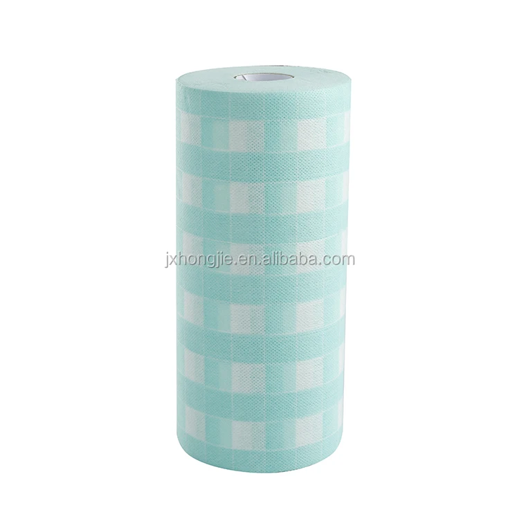 Disposable kitchen roll household spunlace nonwoven kitchen cleaning fabric wet wipe household cleaning nonwoven roll