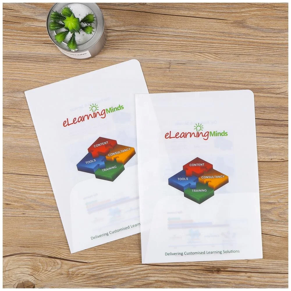 
Stationery Custom Logo 2 Pocket a4 Office PP Folders 