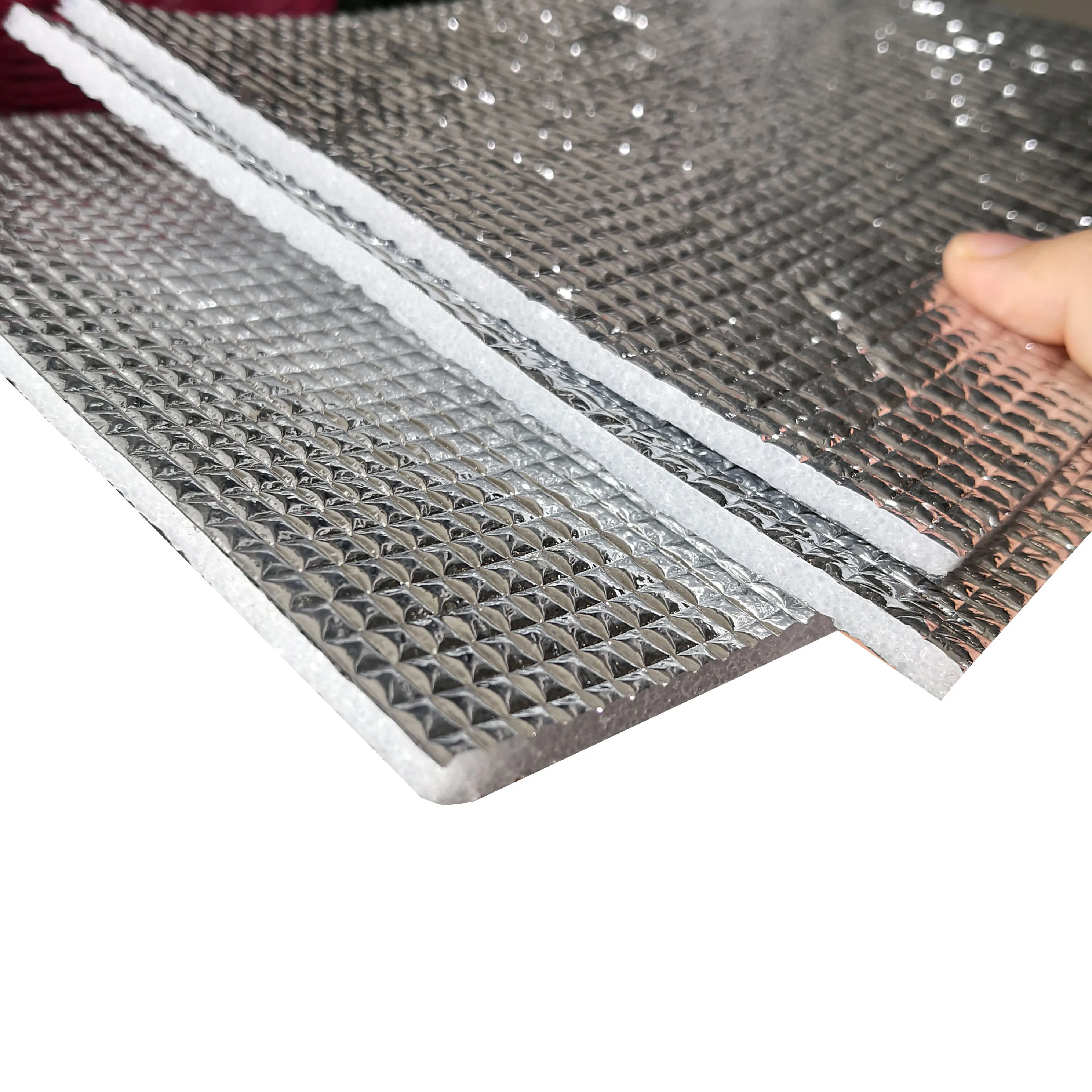 LDPE low density polyethylene foam heat thermal reflective aluminum foil insulation for HVAC insulation pipe