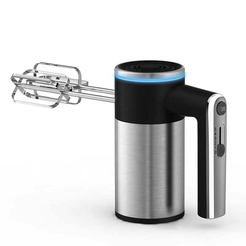 10-Speed Dough Hook Stand Mixer Accessories Household Electric Stainless Steel Hand Mixer