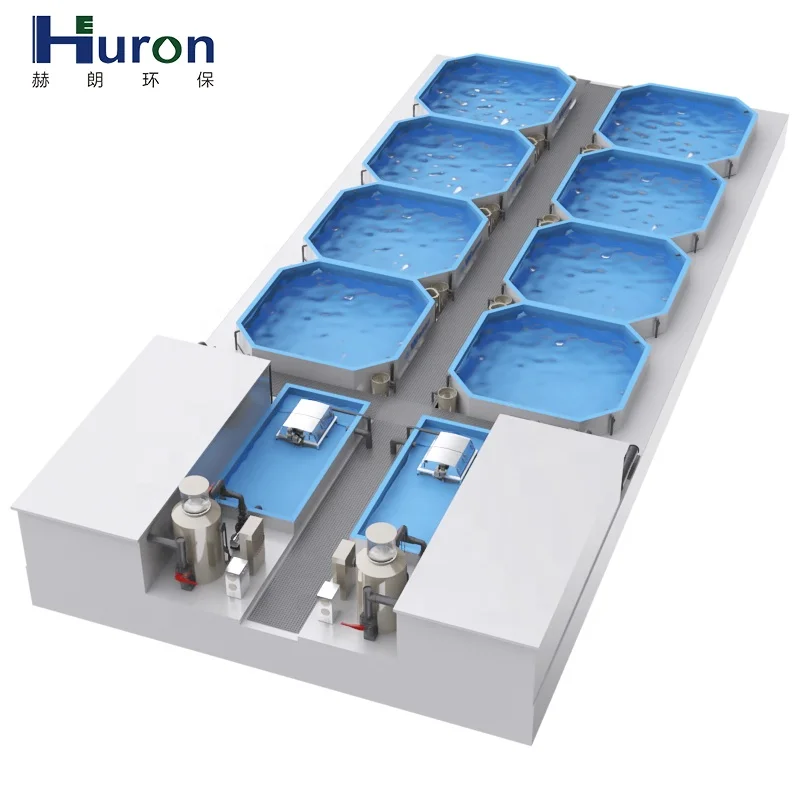 Indoor 1600m3 Jade Perch Fish Farm System And Fish Farming Equipment For Grow-out System