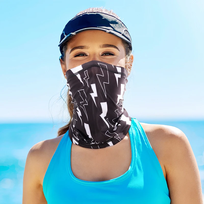 YIPINU Fishing Face Mask  Seamless Neck Bandana