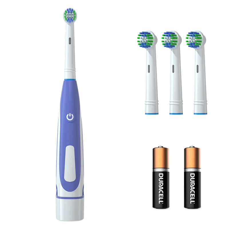 Cheap Waterproof Battery Powered Tooth brush Rotating Battery Electric Toothbrush for Adult