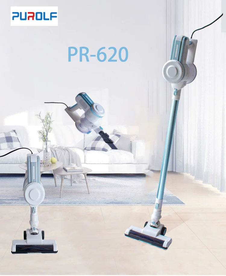 16.5kpa Strong Suction 3M Corded Stick Vacuum Cleaner Household 2 In 1 Light Hepa Filter Hardwood Vacuum Cleaner