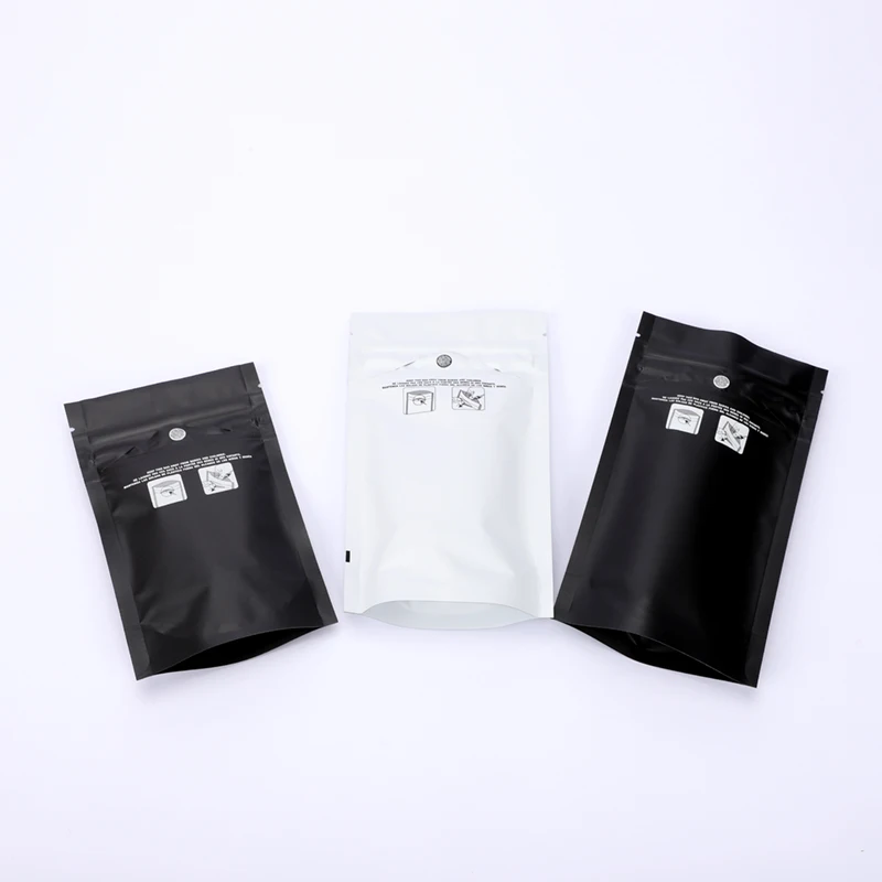 Ready to Ship smell proof child resistant food exit mylar zipper bag in stock may Custom printed