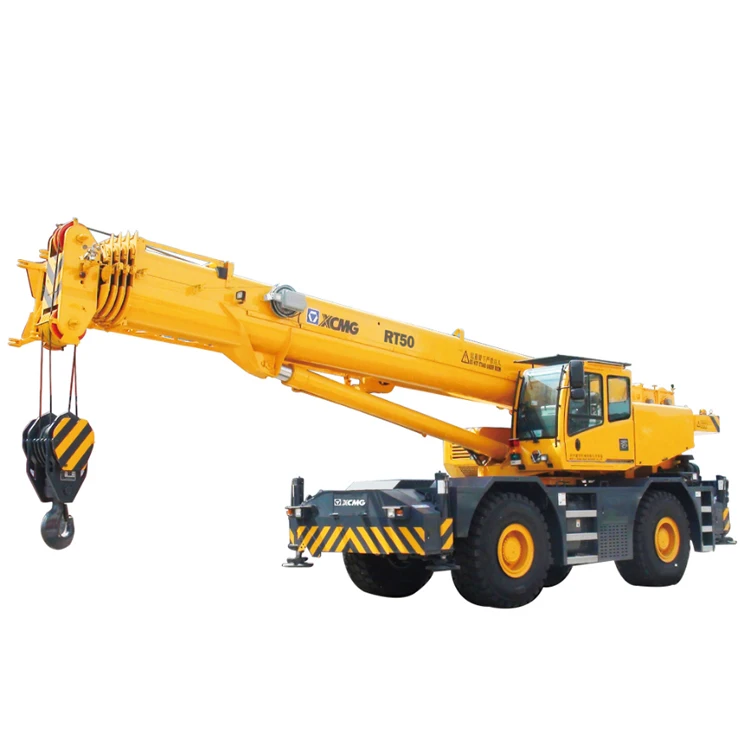RT50A New Bigbund Official 50 Ton Rough-terrain Crane