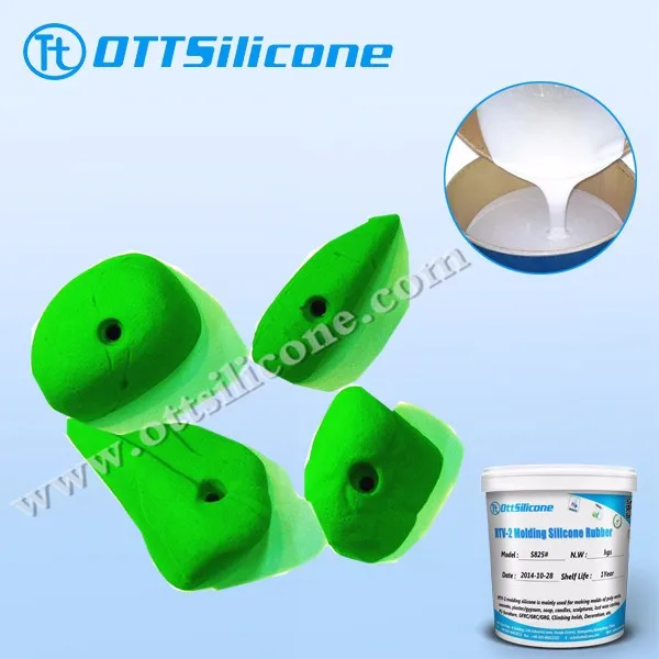 High Resistance Climbing Holds Making Liquid Silicone For PU Polyurethane Molds Design