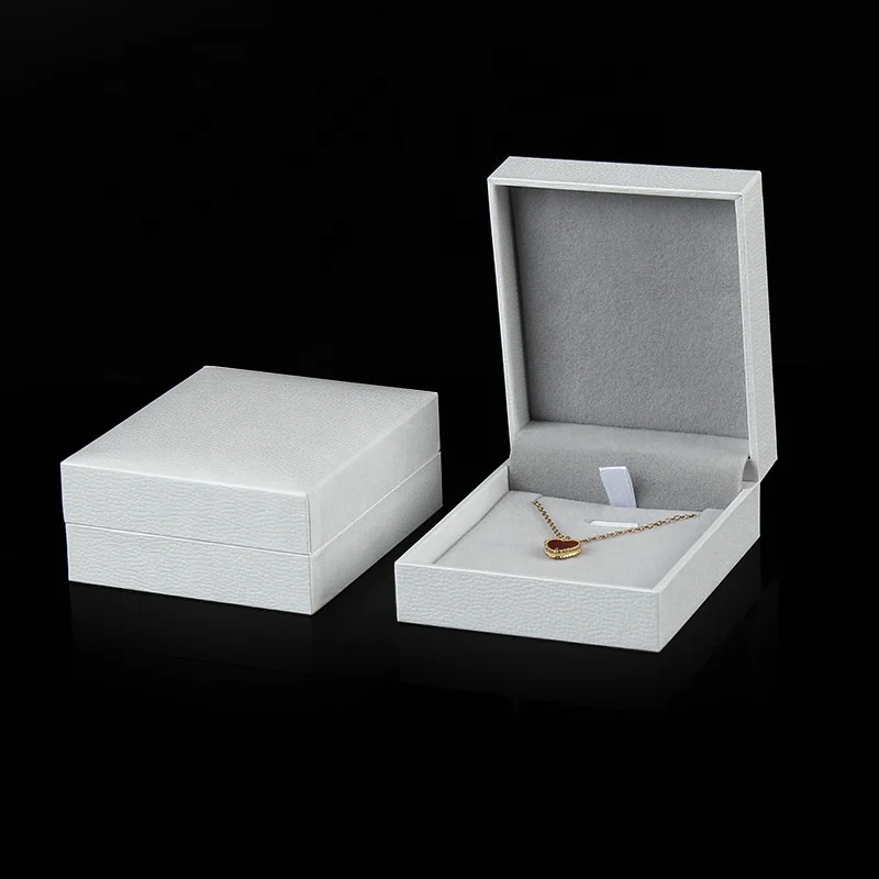high quality new design filling paper boxes luxury small jewelry gift box necklace ring pendant earring bangle white boxes