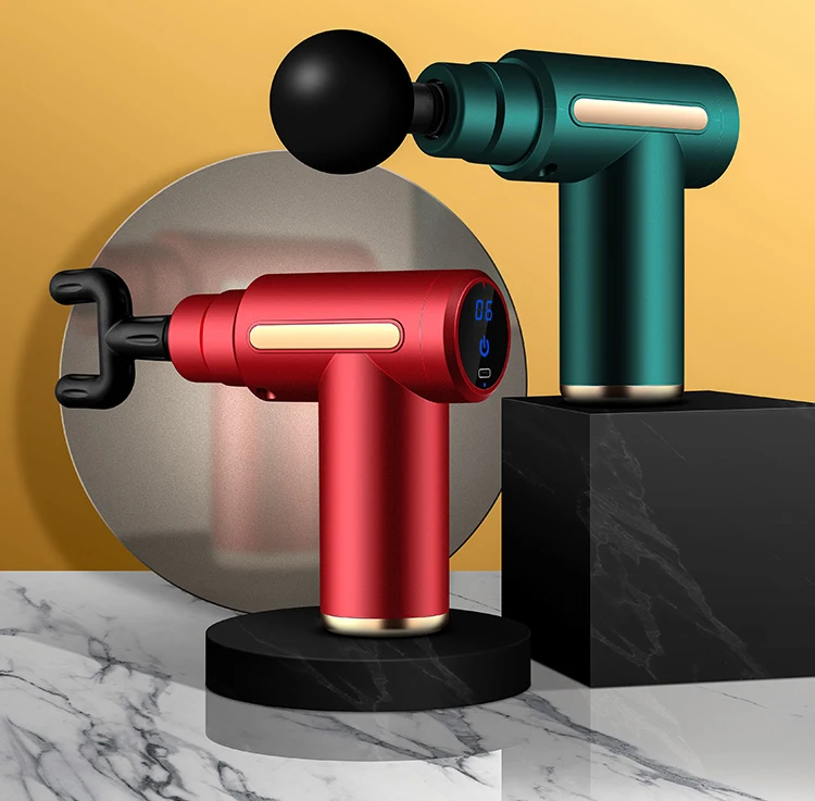 New Arrival Mini Massage Gun Smart Fascia Gun High Speed Deep Tissue Percussion Massage Gun