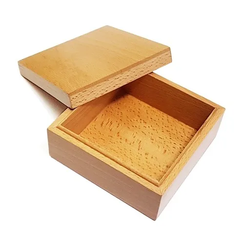 Fancy Jewelry Packaging Wooden Box Beech Wood Box With Lid