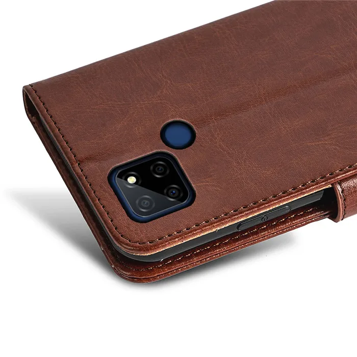 Ударопрочный чехол для UMIDIGI Bison X10 Pro X10G /X10G NFC X10S/X10S GT Crazy Horse кожаный флип-чехол