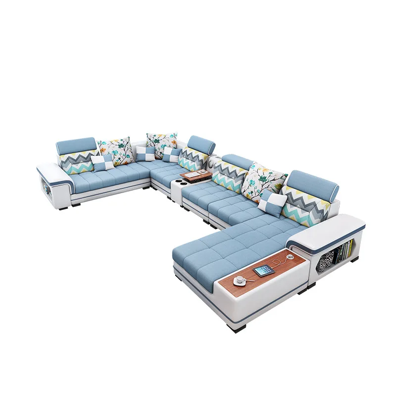 Factory direct sale modernos modern small multifunction massage living room furniture sets sofa