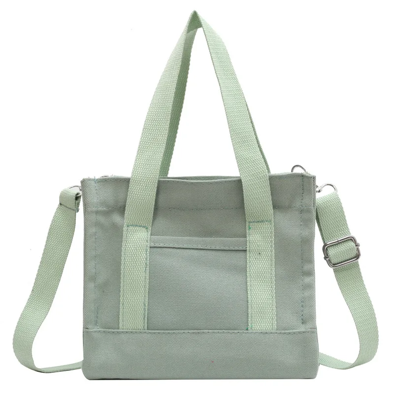 Hot Sale Office Handbags Canvas Tote Bag With Inside Pockets Tote Bag Polyester Reusable Folding Shopping Bag Women