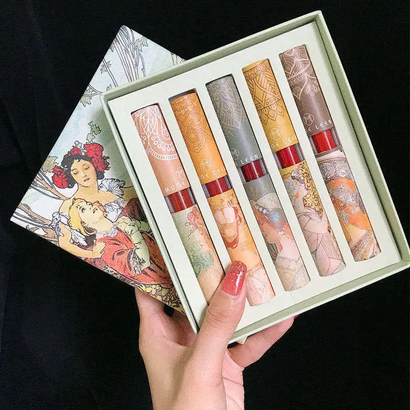 Biodegradable Custom Kraft Tube Boxes Recycled Cardboard Paper Tubes Round Cosmetic Containers Cylinder Packaging