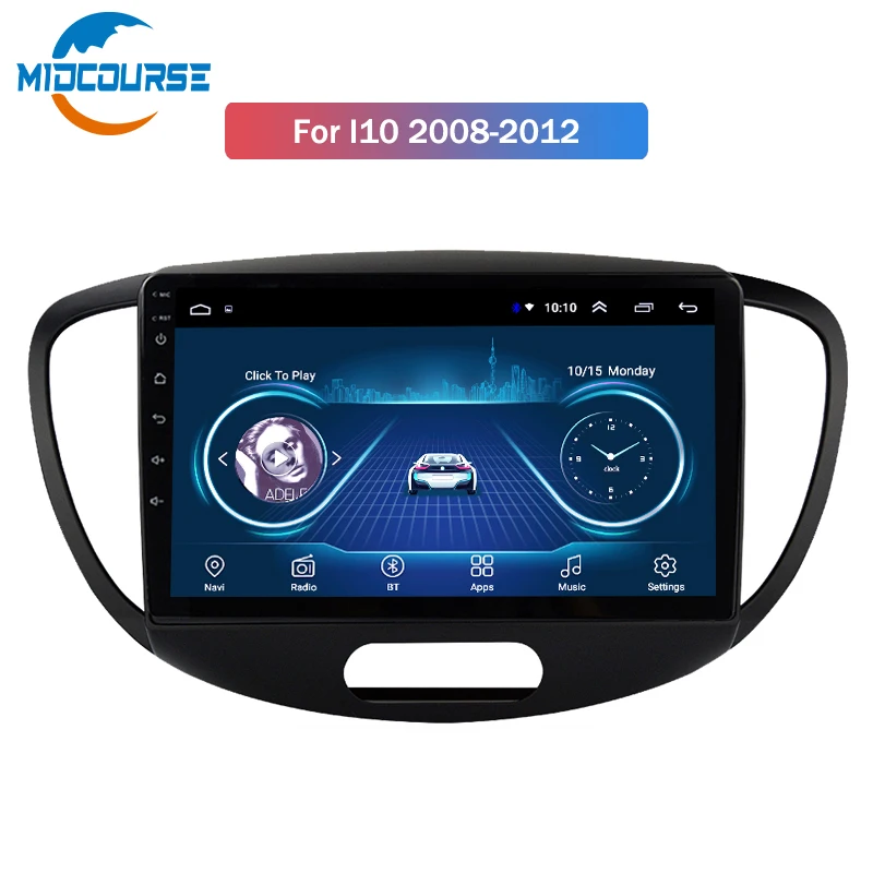Android 10 Car Radio Multimedia Player For Hyundai Grand I10 2008-2012 Auto Stereo Video GPS Navigation(763d76d)