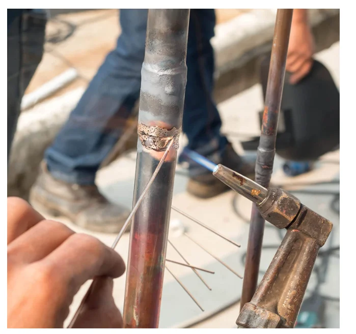 Silver Brazing Rods Solder Welding Accessories for HVAC Refrigeration Grade Gas Soldering Torch Accessory (E Solder)