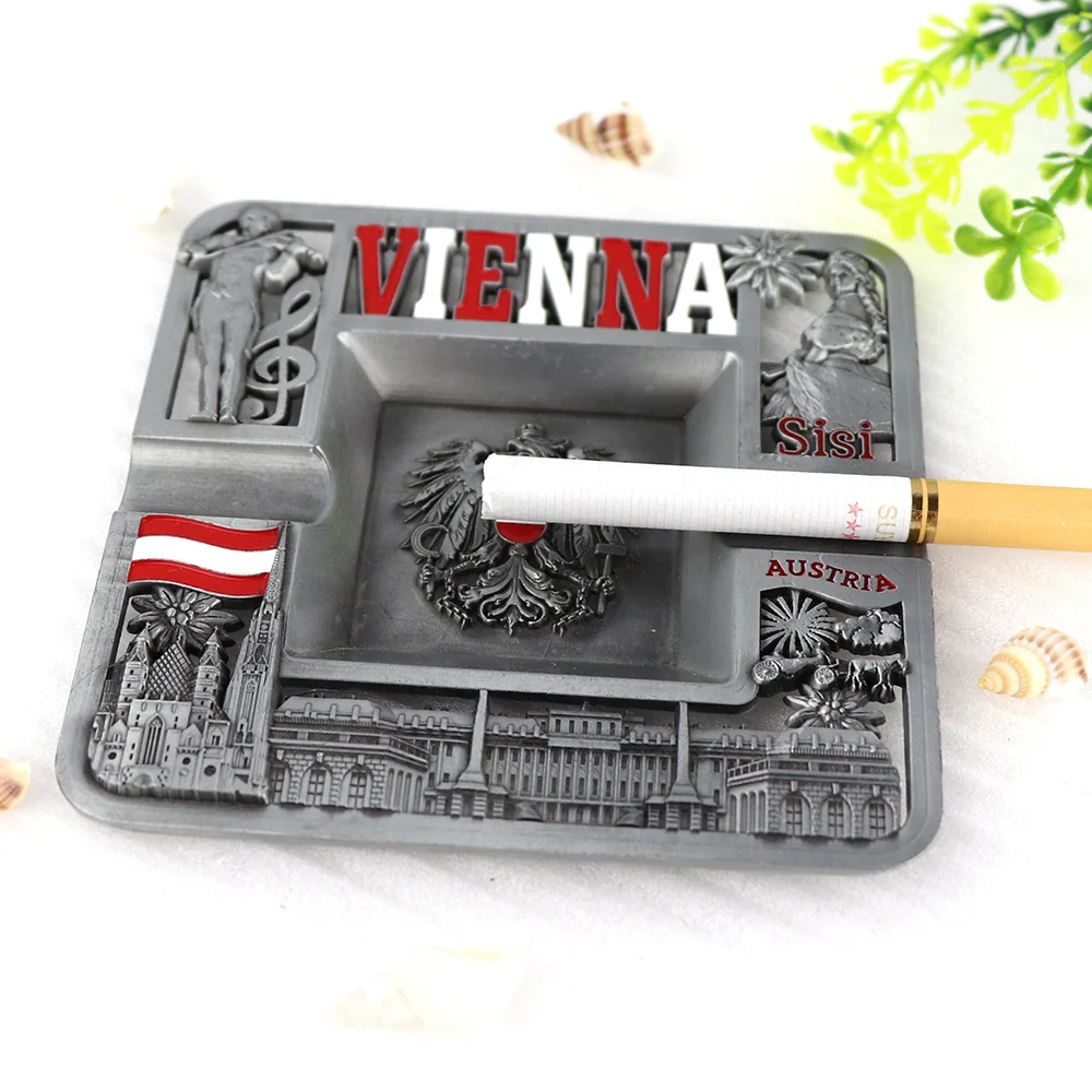 
Polish Keychain Engrave Metal Poland Souvenir Warsaw Charms Dinner Bell gifts set ashtray 