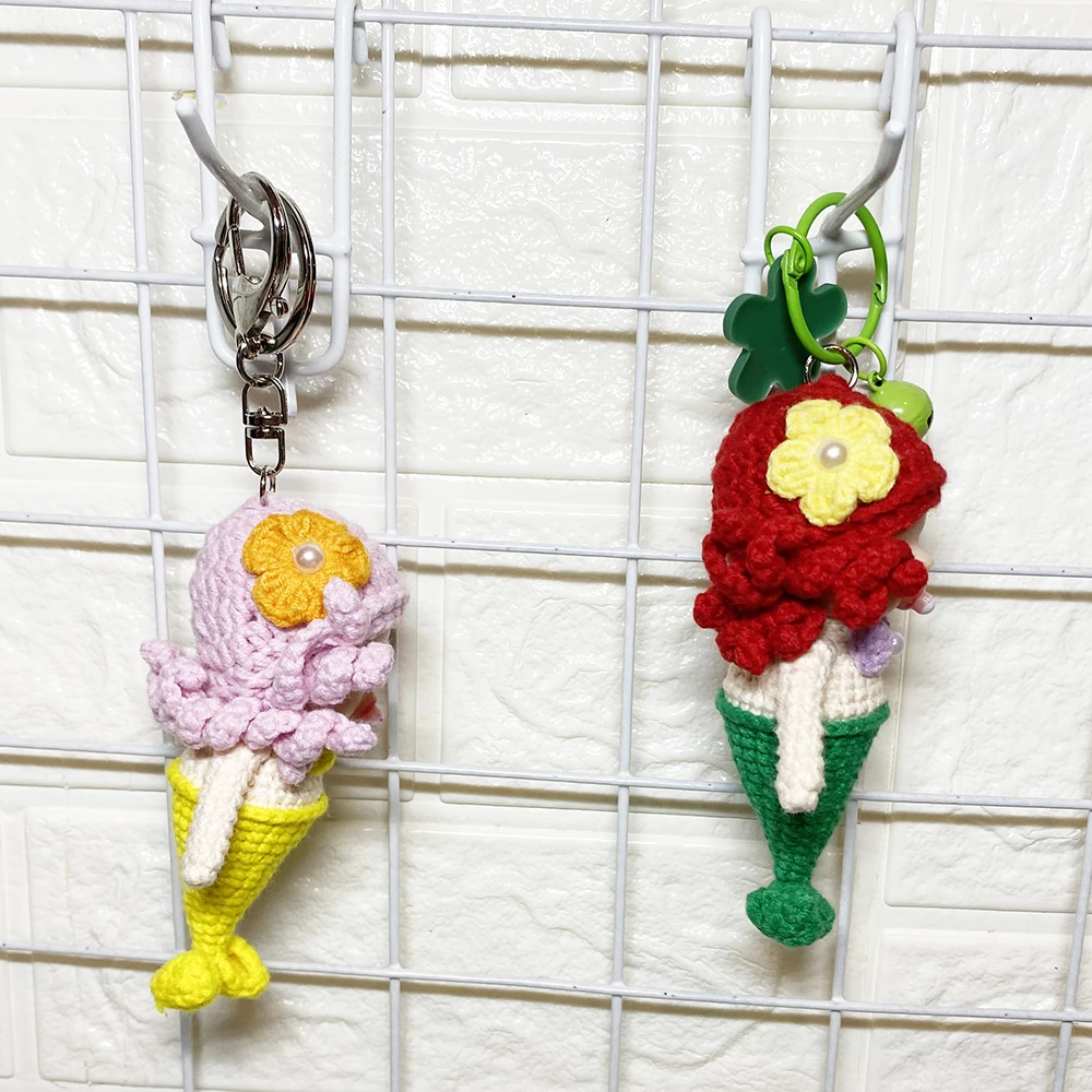 Изготовленная на заказ Детская кукла amigurumi милая вязаная ручной работы для подарков